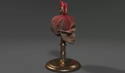 Gothic - horror Candles 3D model