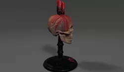 Gothic horror candles 3D model