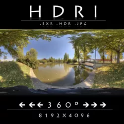 HDR 10 PARK LAKE 3D model