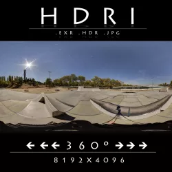 HDR 8 SKATE PARK 3D model