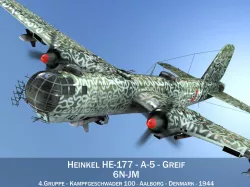 Heinkel He-177 A-5 - Greif - 6NJM 3D model