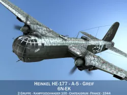 Heinkel He-177 - Greif - 6NEK 3D model