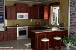 interior of kitchen