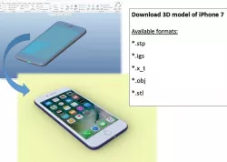 iPhone 7 - original dimensions 3D model