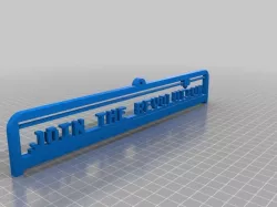Join The Revolution Text Plate