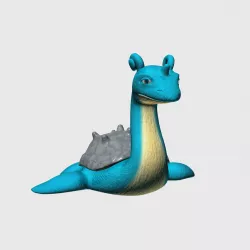 Lapras pokemon 3D model