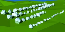 Low Poly Rocks Pack Low-poly  3D model