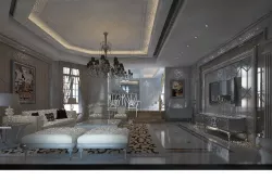Luxury Living Room2 3D model