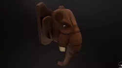 Mammoth head  3D model