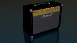 Modello 3D Altoparlante amplificatore Marshall - TurboSquid 1838999