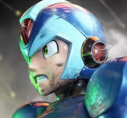 Megaman Low-poly  3D model