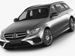 Mercedes E-class T-modell AMG 2017 3D model