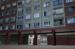 Panel Plattenbau Block Building Architectural Modular Set Low-poly  3D model