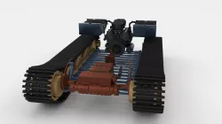 Panzer Tiger Drivetrain 3D model