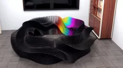 Parametric bench 3D model