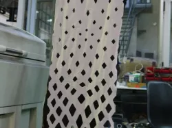 Parametric pattern for laser cutting on fabric