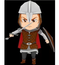 pawn soldier Low-poly  3D model