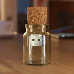 Pendrive in a Bottle 3D model