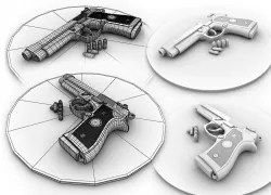 Pistol 3D model