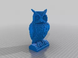 Pixelated Owl