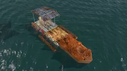 Post Apocalyptic Survival Boat 3D model