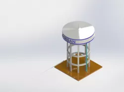 Rede hidráulica de saneamento básico (Hydraulic network of sanitation)