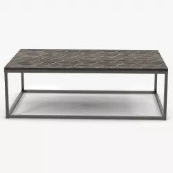 Restoration Hardware Metall Parquet Coffee Table 3D model