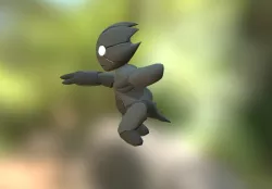 Rock Lizzard Low-poly  3D model