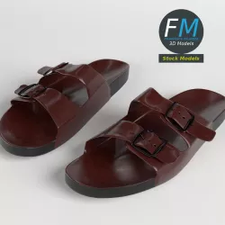 Sandals Shoes 2 3D model