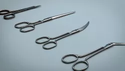 Scissors Steel Low-poly  3D model