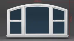 Segment head picture window  3D model