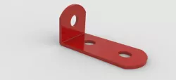 Single Angle Metal Strip 1 x 2 (Holes)