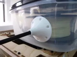 Solution for printing with water soluble PVA in Dualstrusion