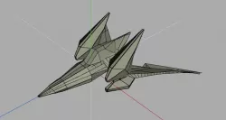 Star Fox Arwing Layo 3D model