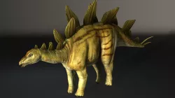 Stegosaurus High Poly 3D model
