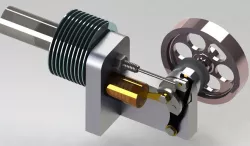 Stirling Engine for Solar Reflector