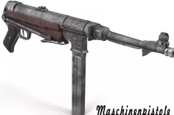 Submachine gun MP40 3D model