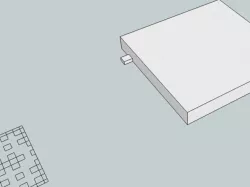 Template for Interlocking 3" block