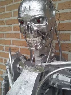 Terminator real life size 1m80 3D model