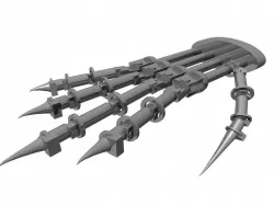 Terminetor nails 3D model