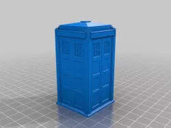 Thin wall TARDIS with Lights and Sound