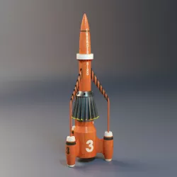 Thunderbird Low-poly  3D model