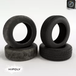 Tire Hankook 3D model