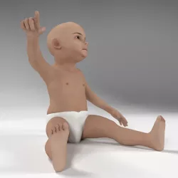 Toddler 3D model