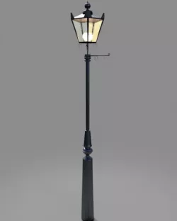 Victorian Style Lamp Post 3D model