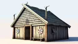 Viking House 1 Low-poly  3D model