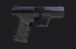 Walther P99 - High poly 3D model