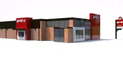 Wendys Restaurant 3D model