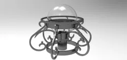 wrought iron lamp
