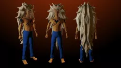 Yusuke Urameshi Demon Low-poly  3D model